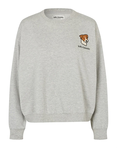 Lollys Laundry - SydneyLL Dog Sweatshirt - Light Grey Melange
